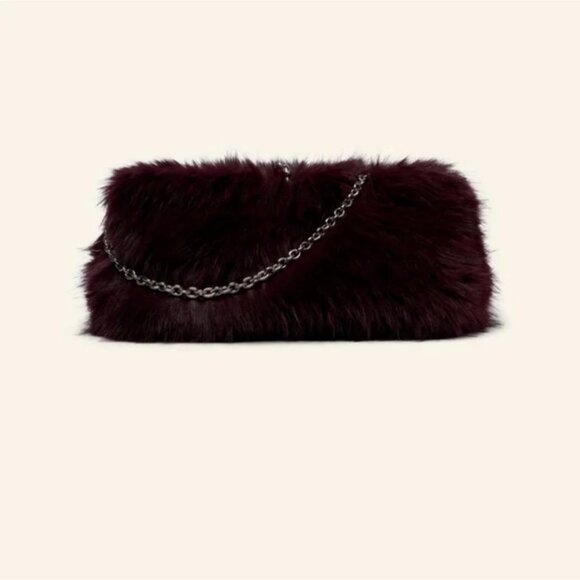 ZARA FAUX FUR BAG LIMITED EDITION - Picture 5 of 7